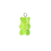 Clear Green Gummy Bear Charm